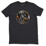 Air Jordan 3 Fear shirt to match jordans Camo Basketball Planet sneaker tees AJ3 Fear SNRT Sneaker Release Tees Unisex Charcoal Heather 2 T-Shirt