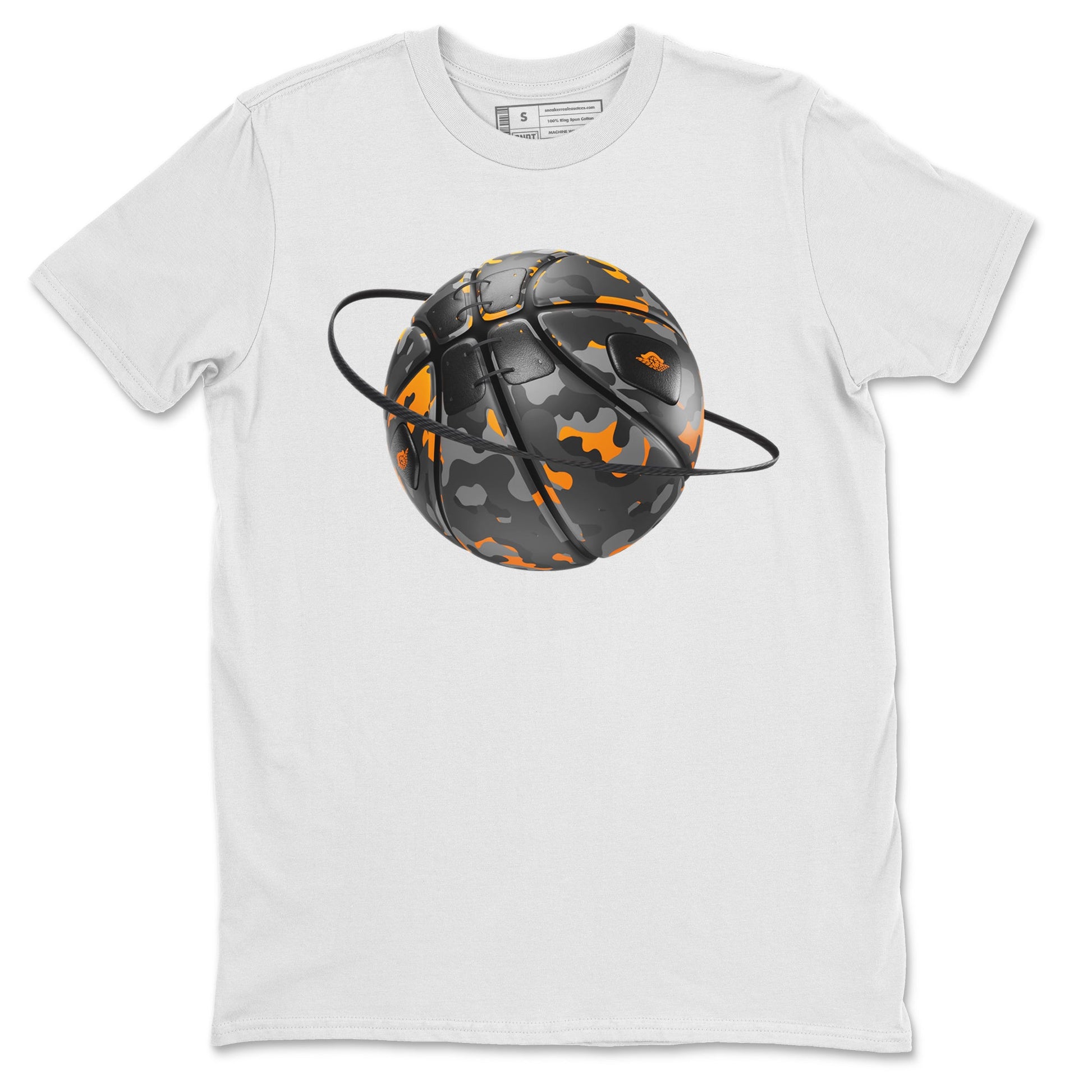 Air Jordan 3 Fear shirt to match jordans Camo Basketball Planet sneaker tees AJ3 Fear SNRT Sneaker Release Tees Unisex White 2 T-Shirt