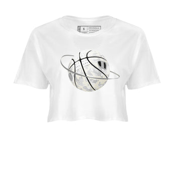 3s Ivory shirt to match jordans Camo Basketball Planet sneaker tees Air Jordan 3 Ivory SNRT Sneaker Release Tees White 2 crop length shirt