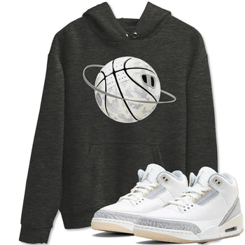 3s Ivory shirt to match jordans Camo Basketball Planet sneaker tees Air Jordan 3 Ivory SNRT Sneaker Release Tees unisex cotton Charcoal Heather 1 crew neck shirt
