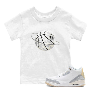 3s Ivory shirt to match jordans Camo Basketball Planet sneaker tees Air Jordan 3 Ivory SNRT sneaker release tees baby toddler White 1 cotton Shirt