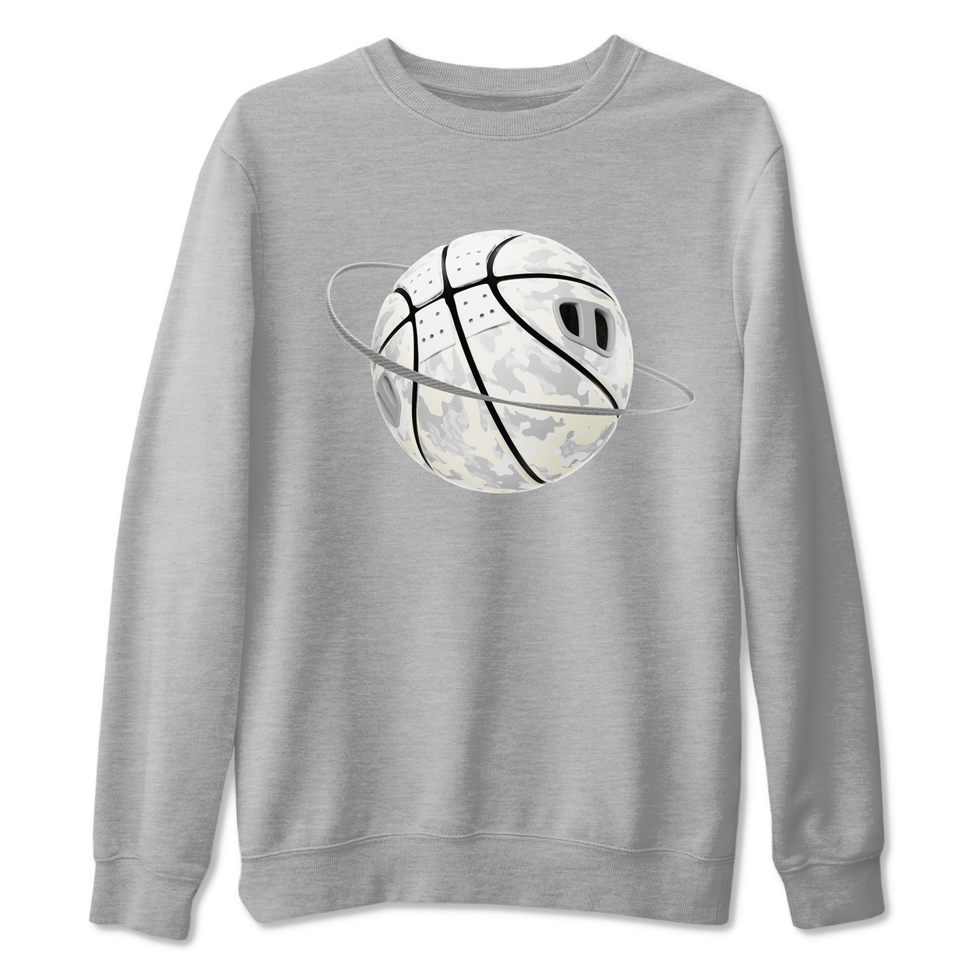 3s Ivory shirt to match jordans Camo Basketball Planet sneaker tees Air Jordan 3 Ivory SNRT Sneaker Release Tees unisex cotton Heather Grey 2 crew neck shirt