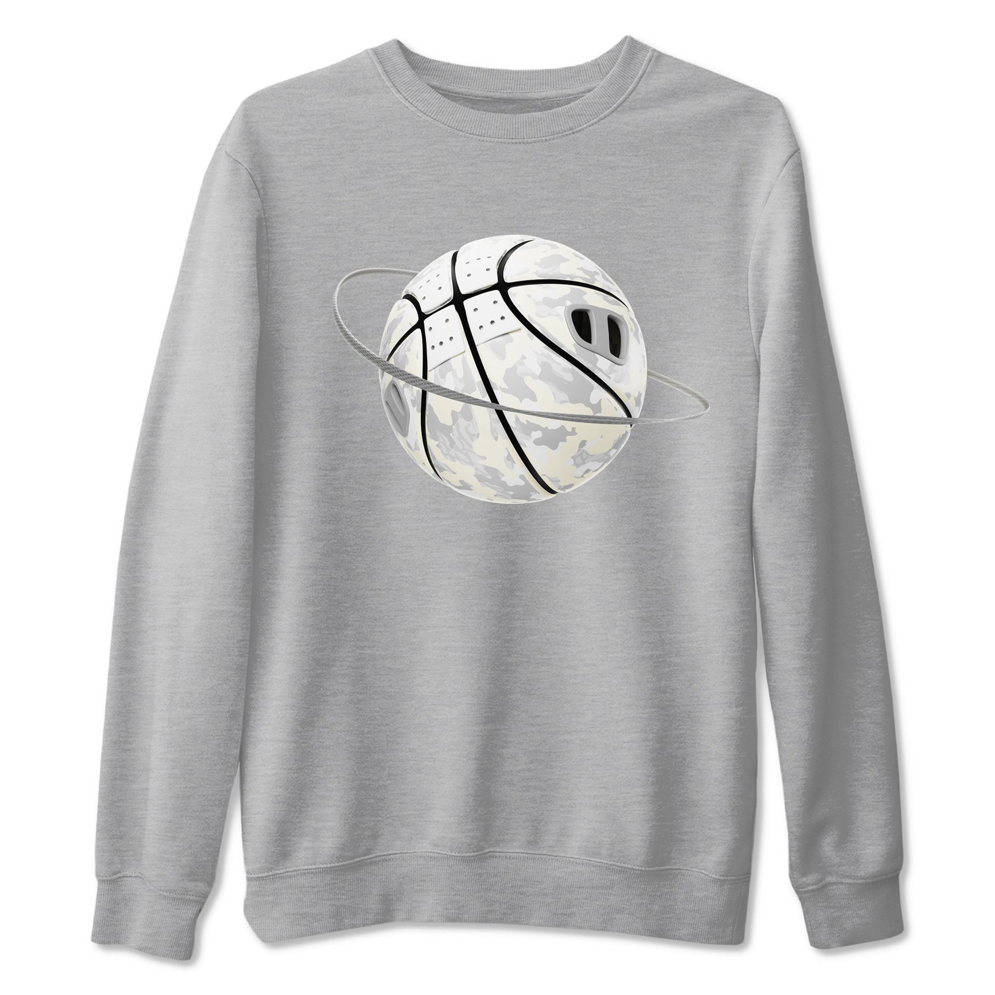 3s Ivory shirt to match jordans Camo Basketball Planet sneaker tees Air Jordan 3 Ivory SNRT Sneaker Release Tees unisex cotton Heather Grey 2 crew neck shirt