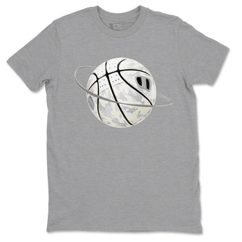 3s Ivory shirt to match jordans Camo Basketball Planet sneaker tees Air Jordan 3 Ivory SNRT Sneaker Release Tees unisex cotton Heather Grey 2 crew neck shirt