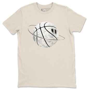 3s Ivory shirt to match jordans Camo Basketball Planet sneaker tees Air Jordan 3 Ivory SNRT Sneaker Release Tees unisex cotton Natural 2 crew neck shirt