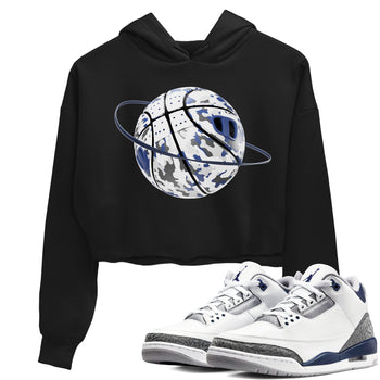 3s Midnight Navy shirt to match jordans Camo Basketball Planet sneaker tees AJ3 Midnight Navy SNRT Sneaker Release Tees Black 1 crop length shirt