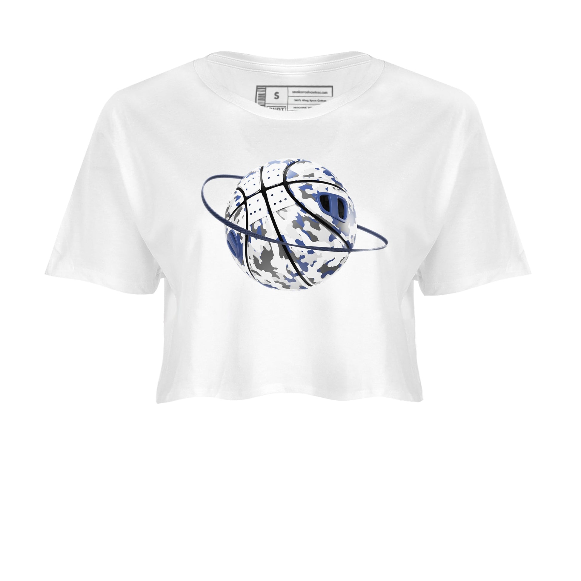 3s Midnight Navy shirt to match jordans Camo Basketball Planet sneaker tees AJ3 Midnight Navy SNRT Sneaker Release Tees White 2 crop length shirt