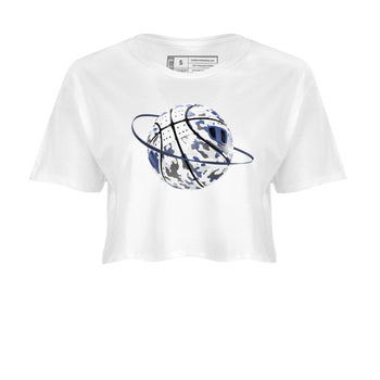 3s Midnight Navy shirt to match jordans Camo Basketball Planet sneaker tees AJ3 Midnight Navy SNRT Sneaker Release Tees White 2 crop length shirt