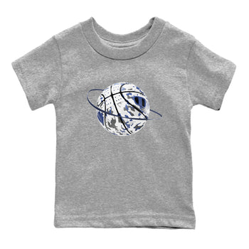 3s Midnight Navy shirt to match jordans Camo Basketball Planet sneaker tees AJ3 Midnight Navy SNRT sneaker release tees baby toddler Heather Grey 2 cotton Shirt