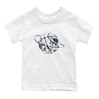 3s Midnight Navy shirt to match jordans Camo Basketball Planet sneaker tees AJ3 Midnight Navy SNRT sneaker release tees baby toddler White 2 cotton Shirt