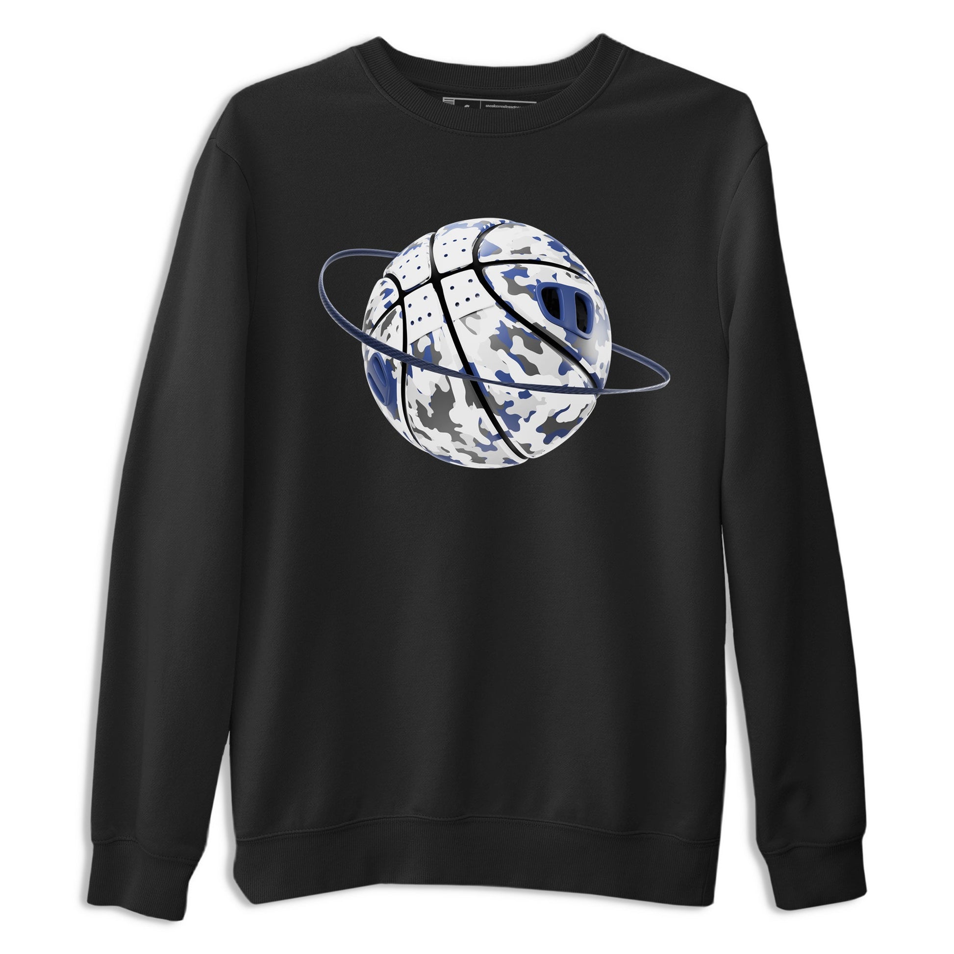 3s Midnight Navy shirt to match jordans Camo Basketball Planet sneaker tees AJ3 Midnight Navy SNRT Sneaker Release Tees unisex cotton Black 2 crew neck shirt