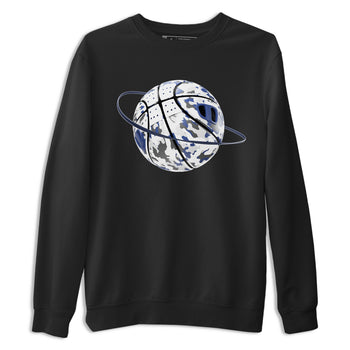 3s Midnight Navy shirt to match jordans Camo Basketball Planet sneaker tees AJ3 Midnight Navy SNRT Sneaker Release Tees unisex cotton Black 2 crew neck shirt
