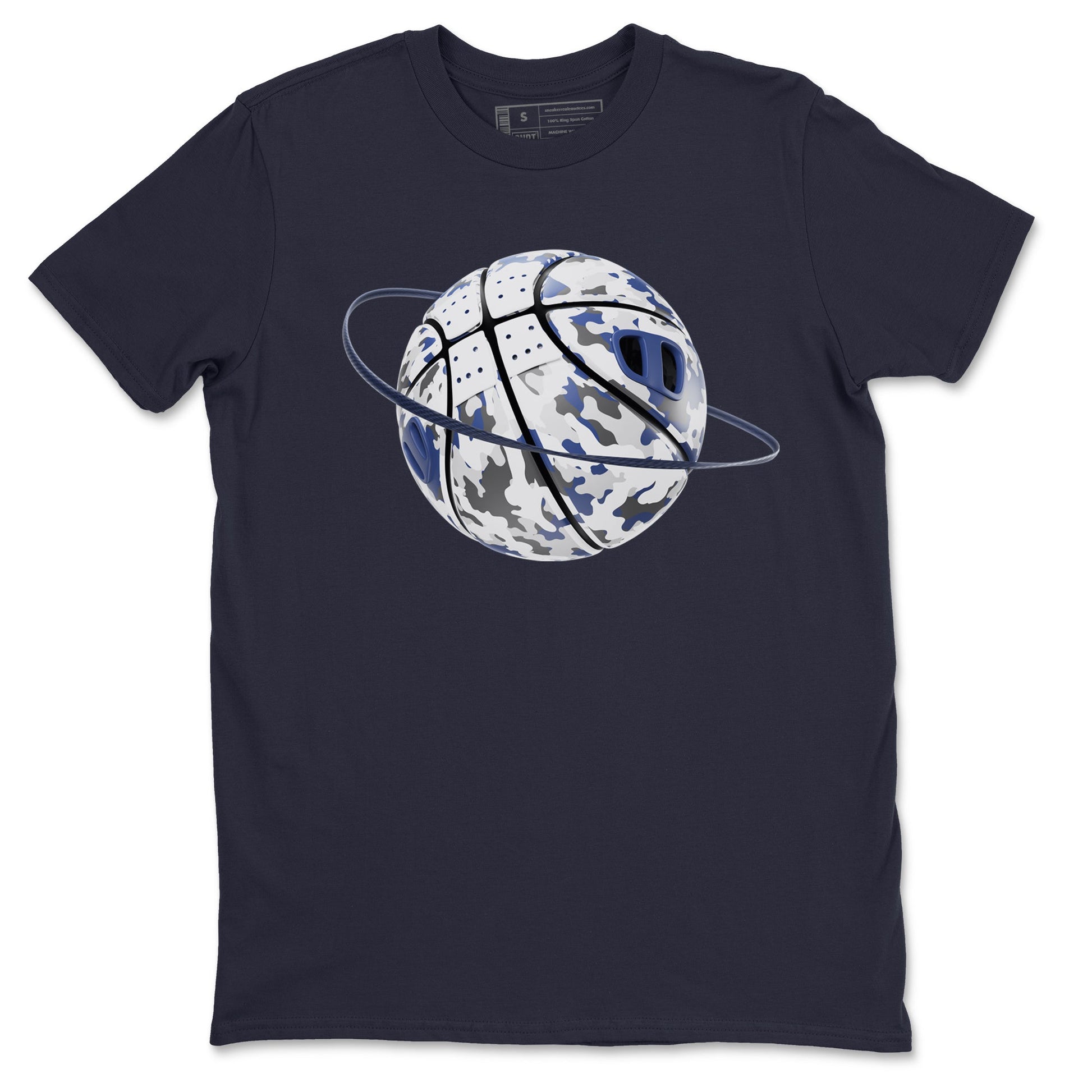 3s Midnight Navy shirt to match jordans Camo Basketball Planet sneaker tees AJ3 Midnight Navy SNRT Sneaker Release Tees unisex cotton Navy 2 crew neck shirt