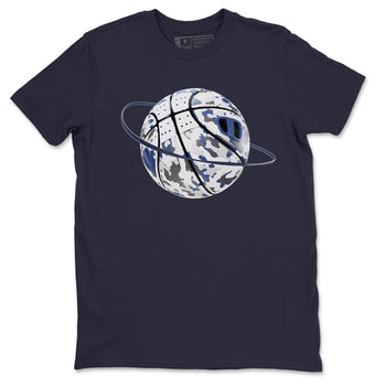 3s Midnight Navy shirt to match jordans Camo Basketball Planet sneaker tees AJ3 Midnight Navy SNRT Sneaker Release Tees unisex cotton Navy 2 crew neck shirt