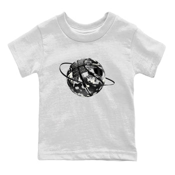 Air Jordan 3 Off Noir shirt to match jordans Camo Basketball Planet sneaker tees AJ3 Off Noir SNRT Sneaker Release Tees Baby Toddler White 2 T-Shirt