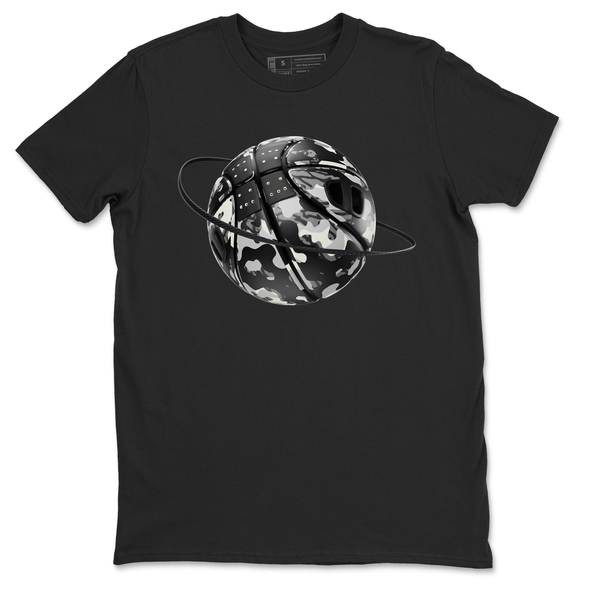 Air Jordan 3 Off Noir shirt to match jordans Camo Basketball Planet sneaker tees AJ3 Off Noir SNRT Sneaker Release Tees Unisex Black 2 T-Shirt