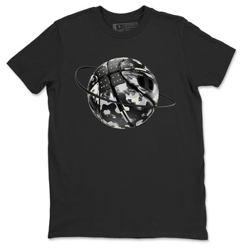Air Jordan 3 Off Noir shirt to match jordans Camo Basketball Planet sneaker tees AJ3 Off Noir SNRT Sneaker Release Tees Unisex Black 2 T-Shirt