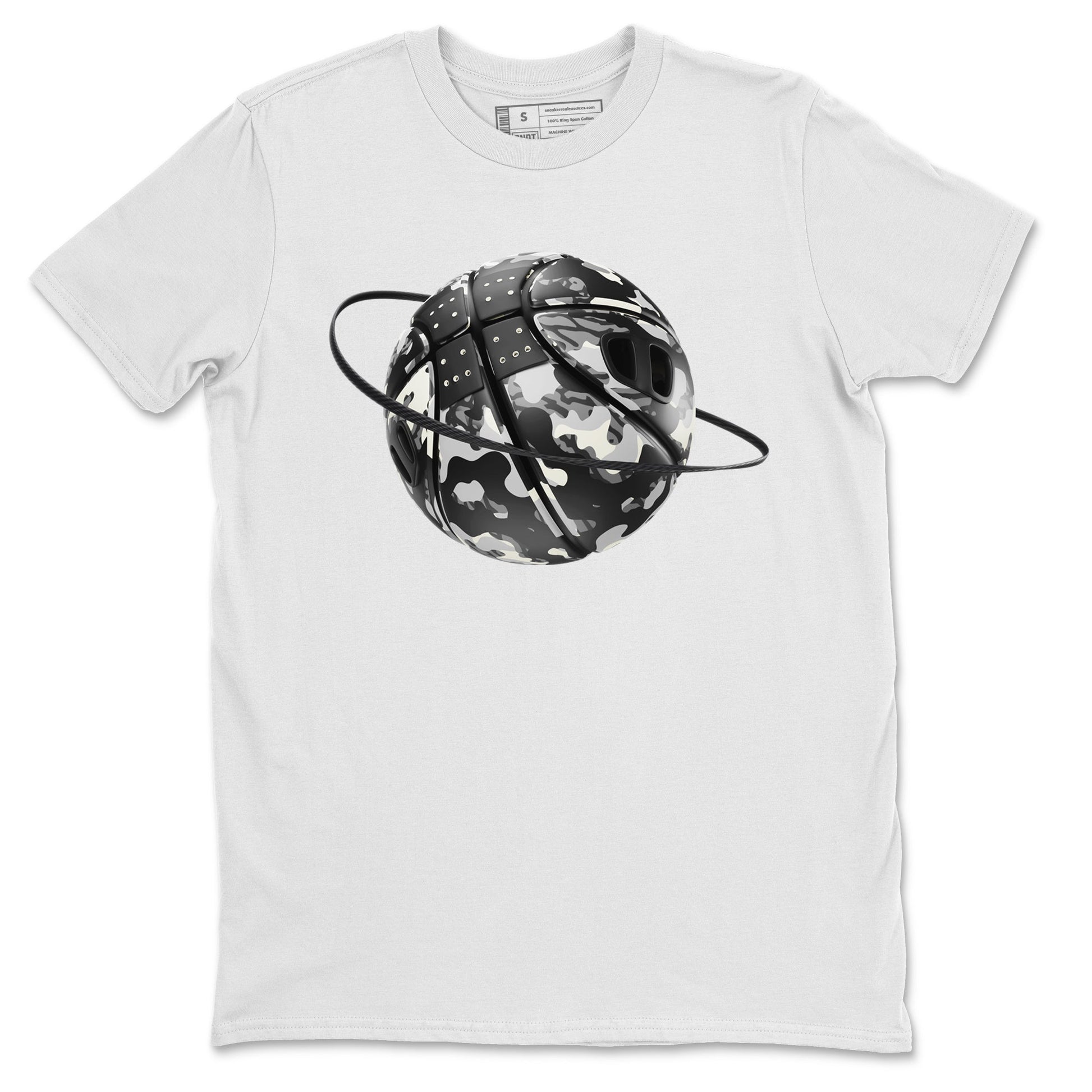 Air Jordan 3 Off Noir shirt to match jordans Camo Basketball Planet sneaker tees AJ3 Off Noir SNRT Sneaker Release Tees Unisex White 2 T-Shirt