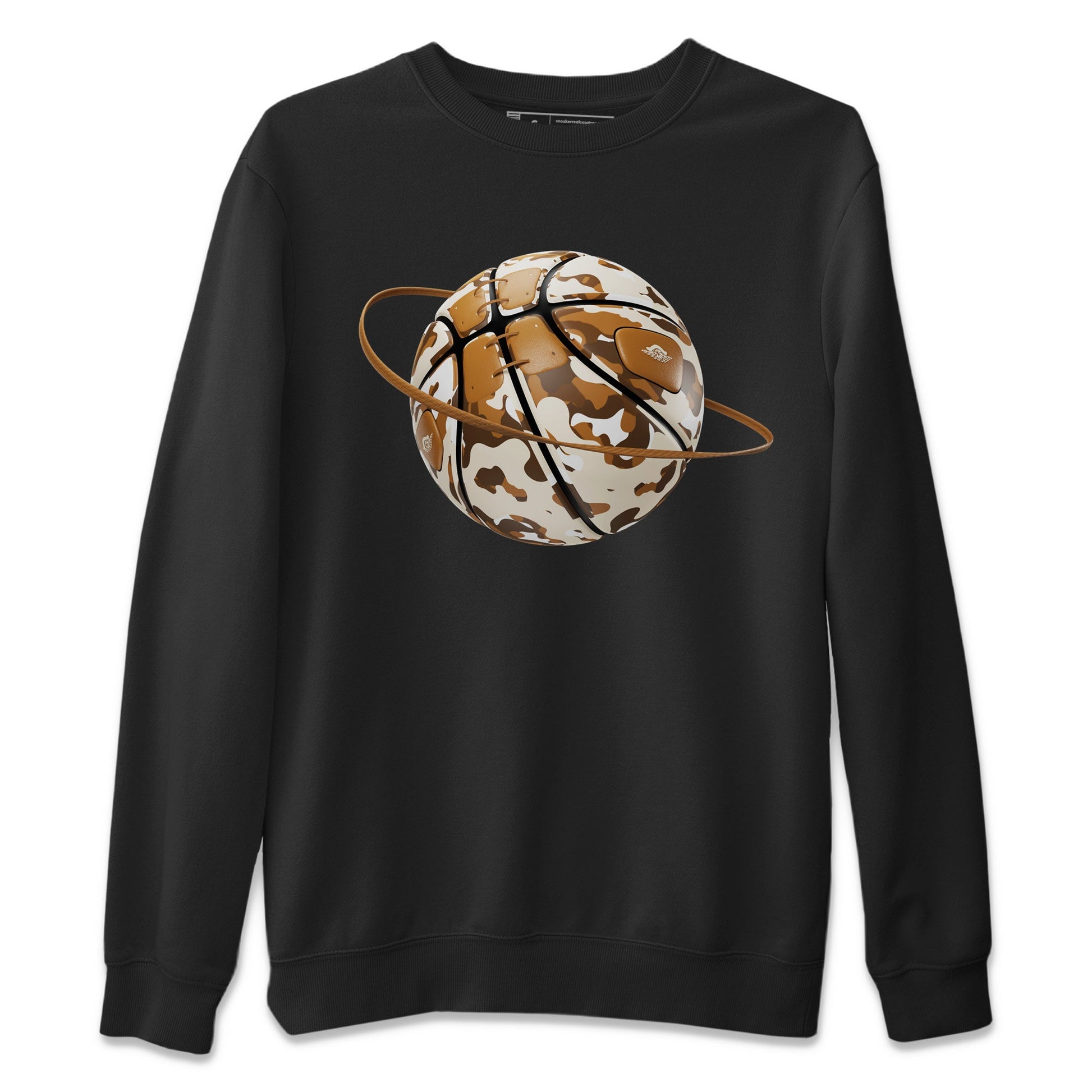 Air Jordan 3 Palomino shirt to match jordans Camo Basketball Planet sneaker tees AJ3 Palomino SNRT Sneaker Release Tees Unisex Black 2 T-Shirt