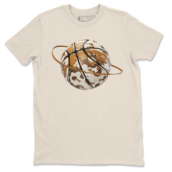 Air Jordan 3 Palomino shirt to match jordans Camo Basketball Planet sneaker tees AJ3 Palomino SNRT Sneaker Release Tees Unisex Natural 2 T-Shirt