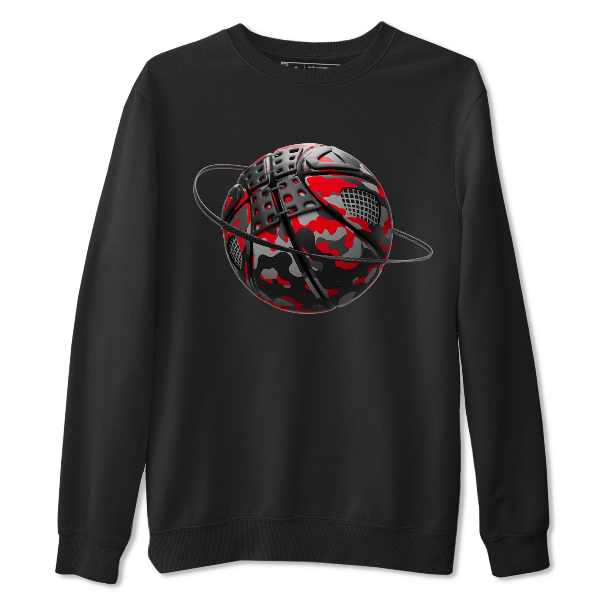 4s Bred Reimagined shirt to match jordans Camo Basketball Planet sneaker tees Air Jordan 4 Bred Reimagined SNRT Sneaker Release Tees Unisex Black 2 T-Shirt