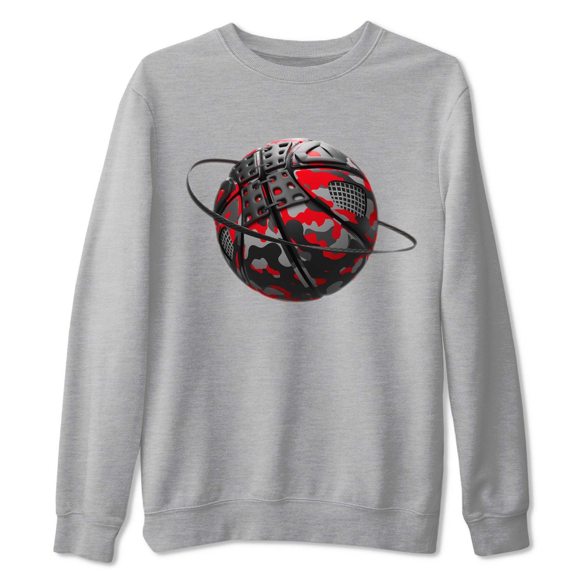 4s Bred Reimagined shirt to match jordans Camo Basketball Planet sneaker tees Air Jordan 4 Bred Reimagined SNRT Sneaker Release Tees Unisex Heather Grey 2 T-Shirt