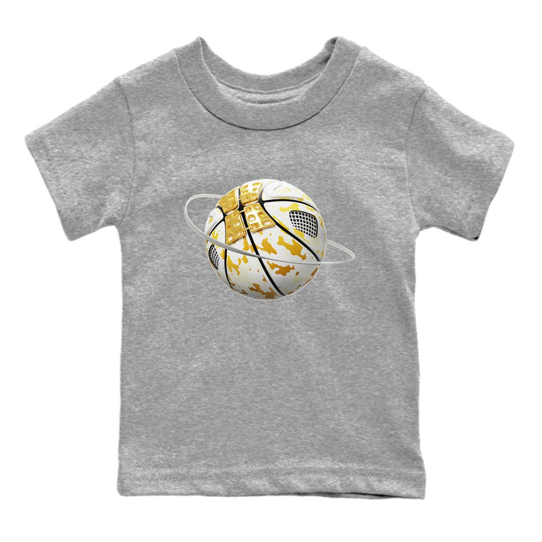 4s Sail shirt to match jordans Camo Basketball Planet sneaker tees Air Jordan 4 Sail SNRT sneaker release tees baby toddler Heather Grey 2 cotton Shirt