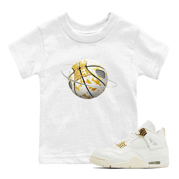 4s Sail shirt to match jordans Camo Basketball Planet sneaker tees Air Jordan 4 Sail SNRT sneaker release tees baby toddler White 1 cotton Shirt