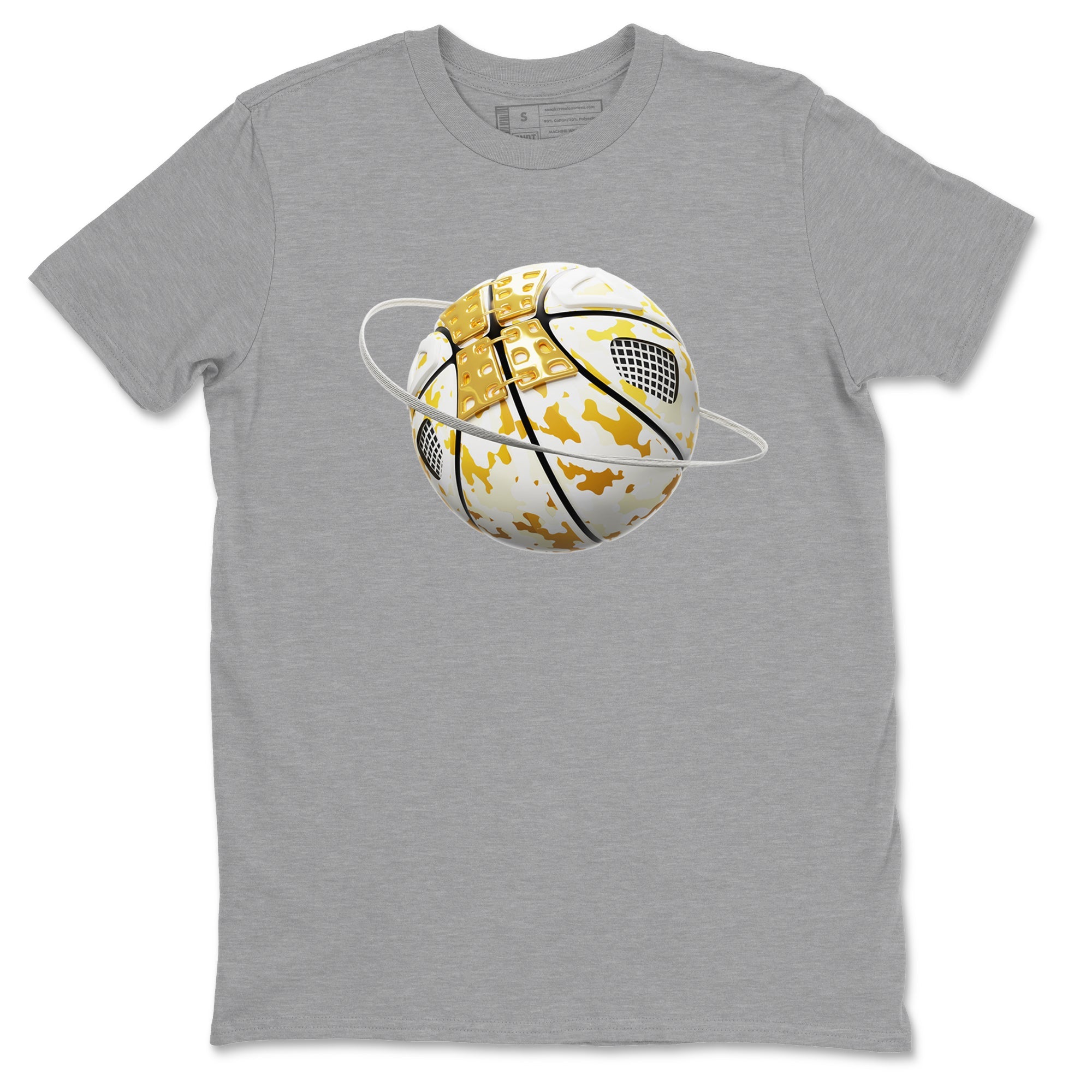 4s Sail shirt to match jordans Camo Basketball Planet sneaker tees Air Jordan 4 Sail SNRT Sneaker Release Tees unisex cotton Heather Grey 2 crew neck shirt