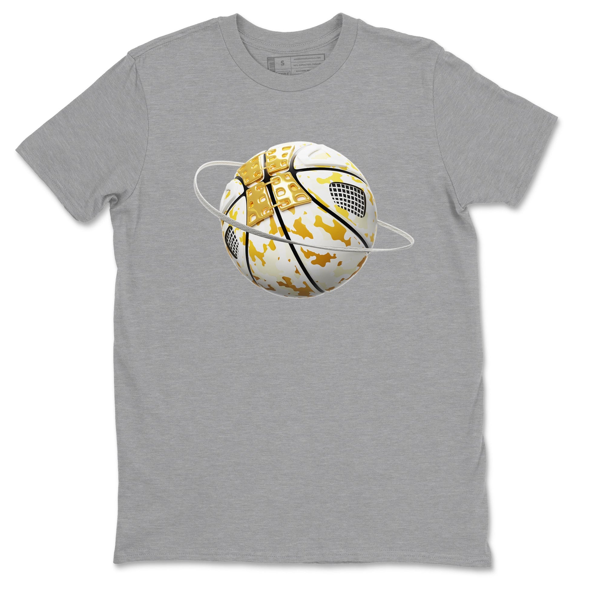 4s Sail shirt to match jordans Camo Basketball Planet sneaker tees Air Jordan 4 Sail SNRT Sneaker Release Tees unisex cotton Heather Grey 2 crew neck shirt