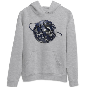 Air Jordan 5 Georgetown shirt to match jordans Camo Basketball Planet sneaker tees AJ5 Georgetown SNRT Sneaker Release Tees Unisex Heather Grey 2 T-Shirt