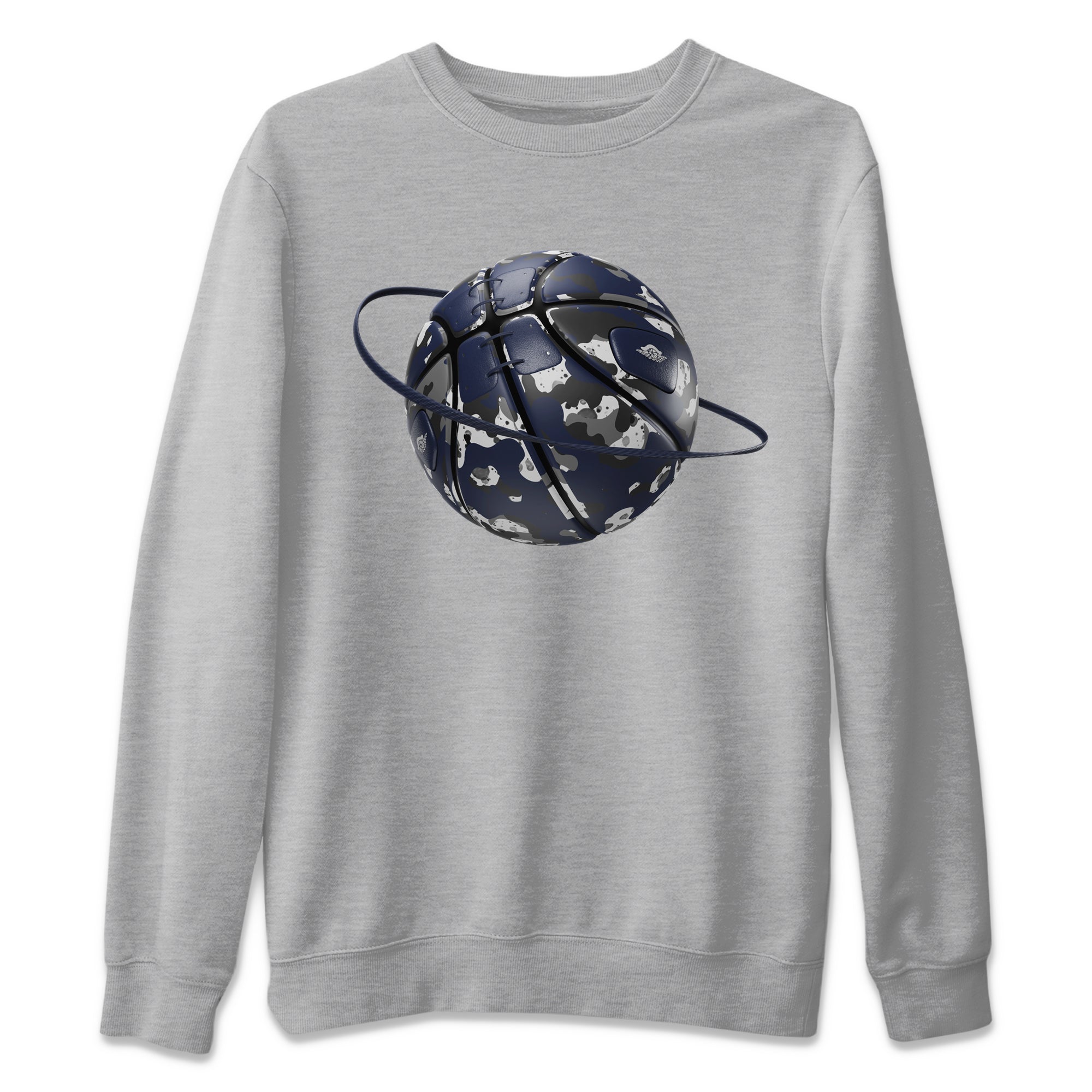 Air Jordan 5 Georgetown shirt to match jordans Camo Basketball Planet sneaker tees AJ5 Georgetown SNRT Sneaker Release Tees Unisex Heather Grey 2 T-Shirt