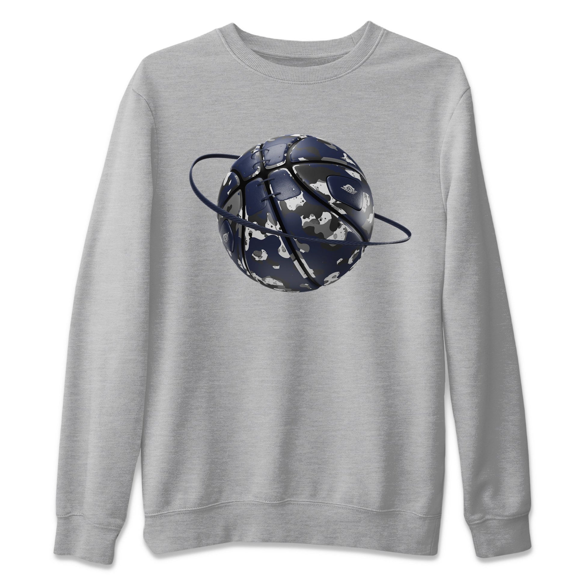 Air Jordan 5 Georgetown shirt to match jordans Camo Basketball Planet sneaker tees AJ5 Georgetown SNRT Sneaker Release Tees Unisex Heather Grey 2 T-Shirt
