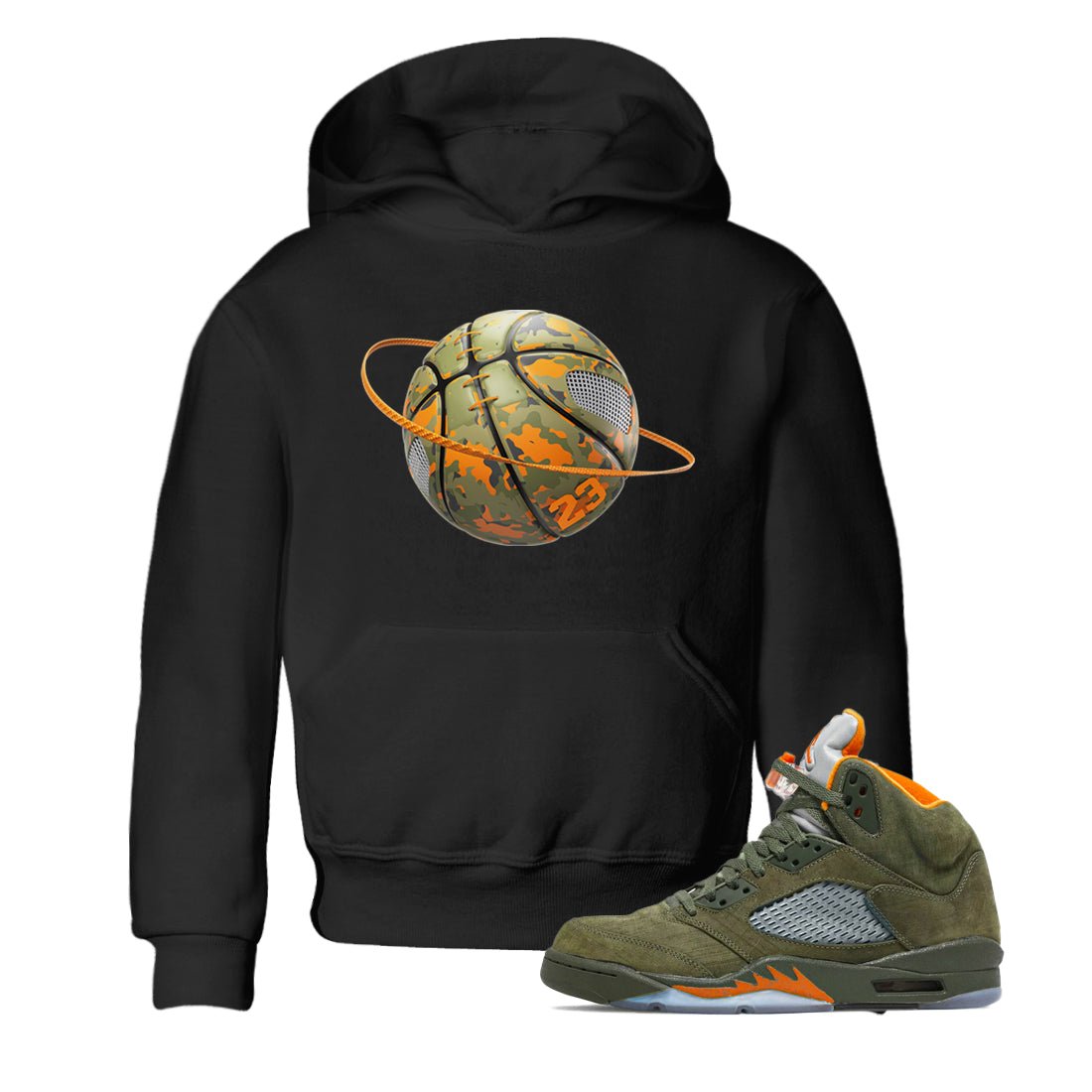 5s Olive shirt to match jordans Camo Basketball Planet sneaker tees Air Jordan 5 Olive SNRT sneaker release tees baby toddler Black 1 cotton Shirt