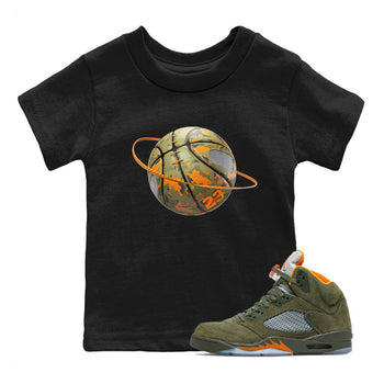 5s Olive shirt to match jordans Camo Basketball Planet sneaker tees Air Jordan 5 Olive SNRT sneaker release tees baby toddler Black 1 cotton Shirt