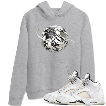 5s Sail shirt to match jordans Camo Basketball Planet sneaker tees Air Jordan 5 Sail SNRT Sneaker Release Tees unisex cotton Heather Grey 1 crew neck shirt