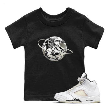 5s Sail shirt to match jordans Camo Basketball Planet sneaker tees Air Jordan 5 Sail SNRT sneaker release tees baby toddler Black 1 cotton Shirt