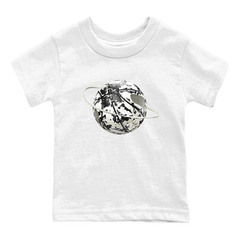 5s Sail shirt to match jordans Camo Basketball Planet sneaker tees Air Jordan 5 Sail SNRT sneaker release tees baby toddler White 2 cotton Shirt