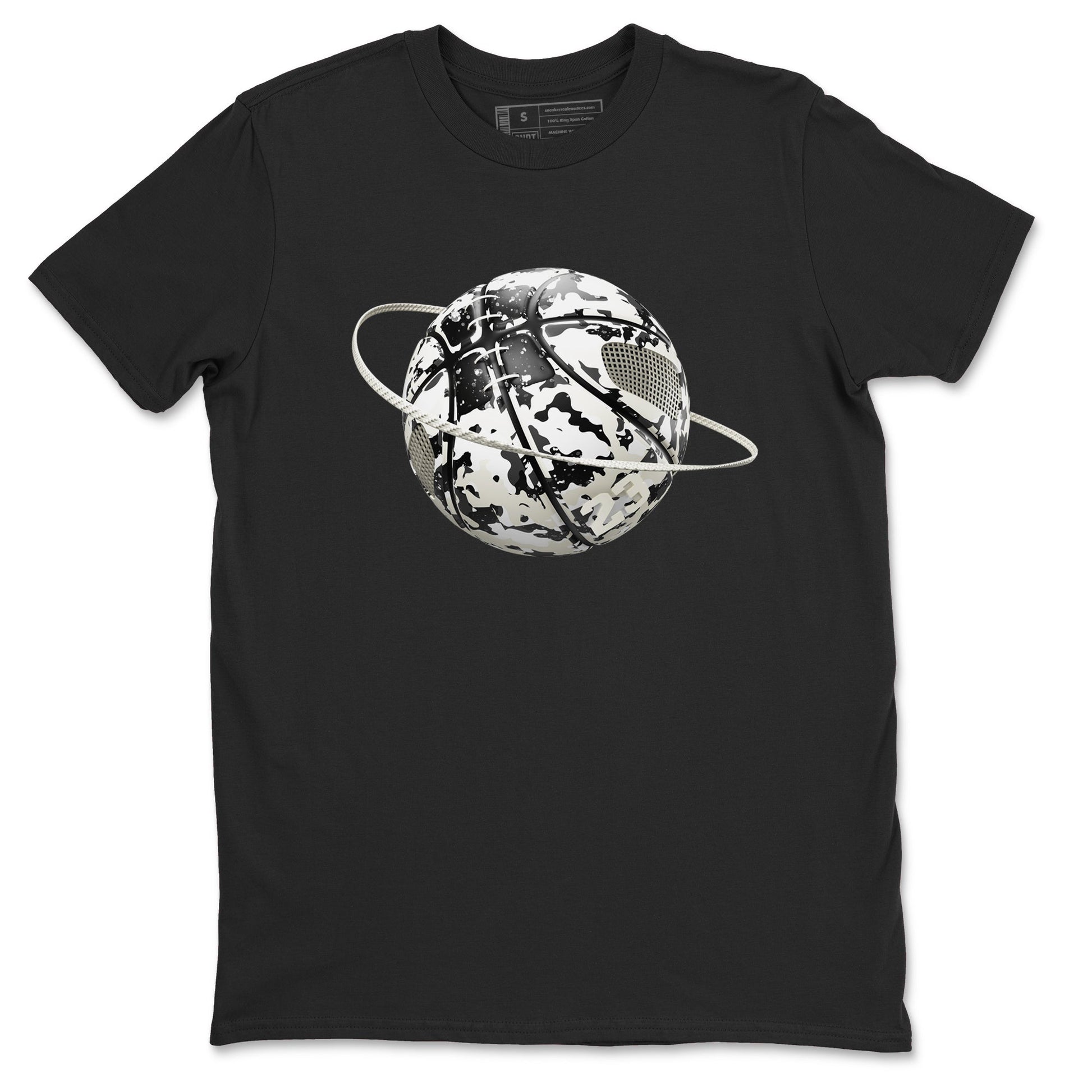 5s Sail shirt to match jordans Camo Basketball Planet sneaker tees Air Jordan 5 Sail SNRT Sneaker Release Tees unisex cotton Black 2 crew neck shirt