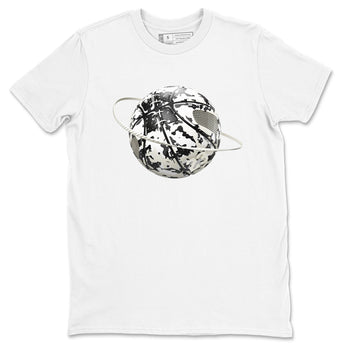 5s Sail shirt to match jordans Camo Basketball Planet sneaker tees Air Jordan 5 Sail SNRT Sneaker Release Tees unisex cotton White 2 crew neck shirt