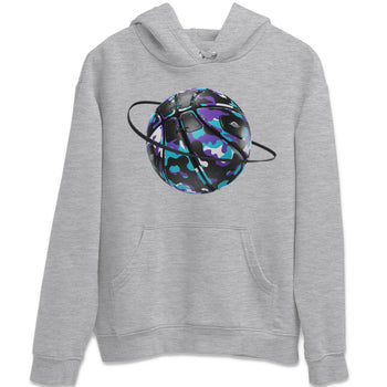 Air Jordan 6 Aqua shirt to match jordans Camo Basketball Planet sneaker tees AJ6 Aqua SNRT Sneaker Release Tees Unisex Heather Grey 2 T-Shirt