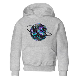 Air Jordan 6 Aqua shirt to match jordans Camo Basketball Planet sneaker tees AJ6 Aqua SNRT Sneaker Release Tees Baby Toddler Heather Grey 2 T-Shirt