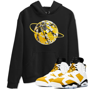 6s Yellow Ochre shirt to match jordans Camo Basketball Planet sneaker tees Air Jordan 6 Yellow Ochre SNRT Sneaker Release Tees Unisex Black 1 T-Shirt