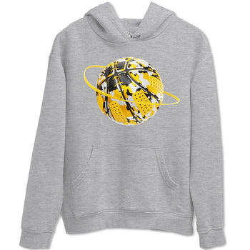 6s Yellow Ochre shirt to match jordans Camo Basketball Planet sneaker tees Air Jordan 6 Yellow Ochre SNRT Sneaker Release Tees Unisex Heather Grey 2 T-Shirt