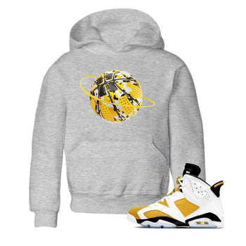 6s Yellow Ochre shirt to match jordans Camo Basketball Planet sneaker tees Air Jordan 6 Yellow Ochre SNRT Sneaker Release Tees Baby Toddler Heather Grey 1 T-Shirt