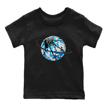 9s Powder Blue shirt to match jordans Camo Basketball Planet sneaker tees Air Jordan 9 Powder Blue SNRT sneaker release tees baby toddler Black 2 cotton Shirt