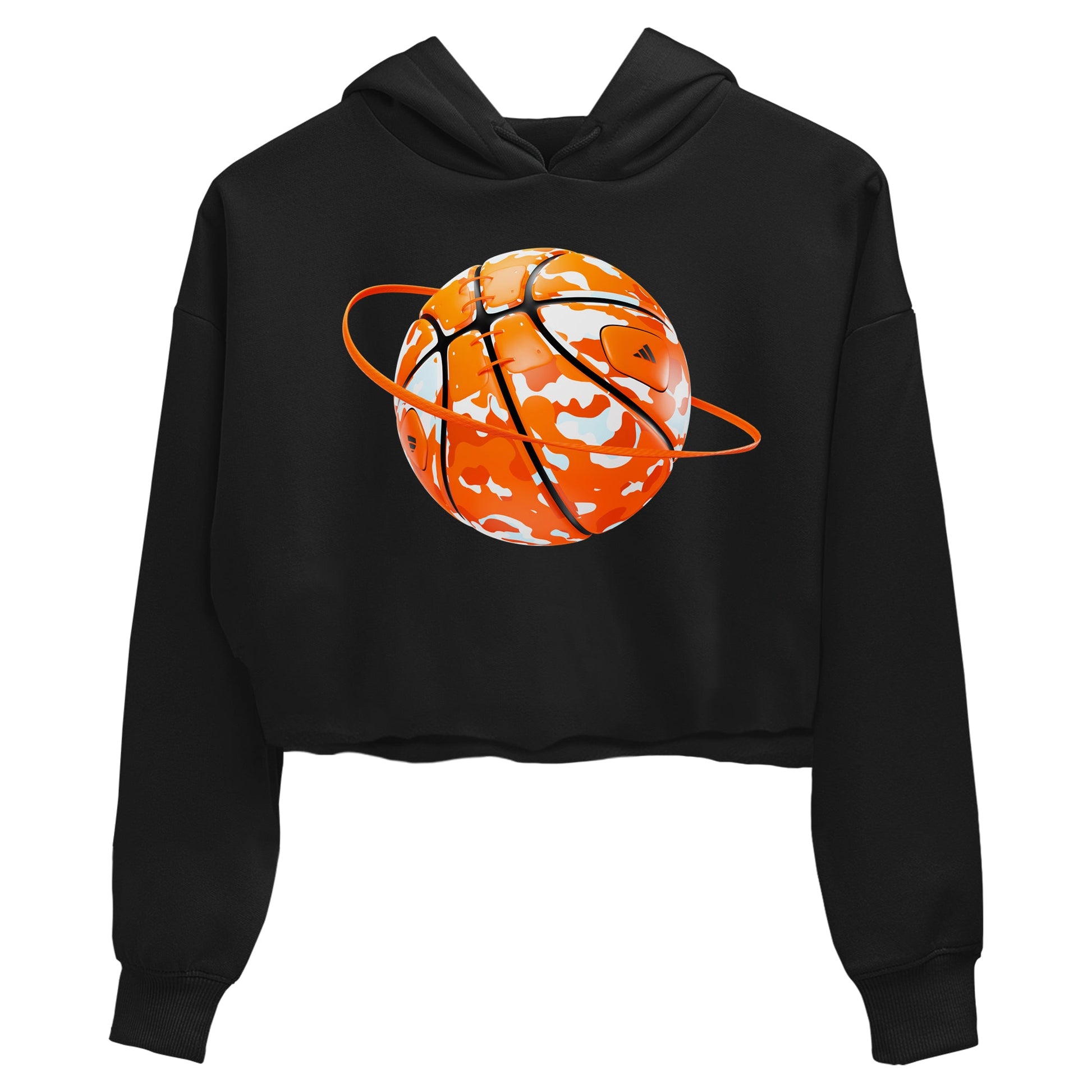 Crazy 8 Team Orange shirt to match jordans Camo Basketball Planet sneaker tees Adidas Crazy 8 Team Orange SNRT Sneaker Release Tees Black 2 Crop T-Shirt