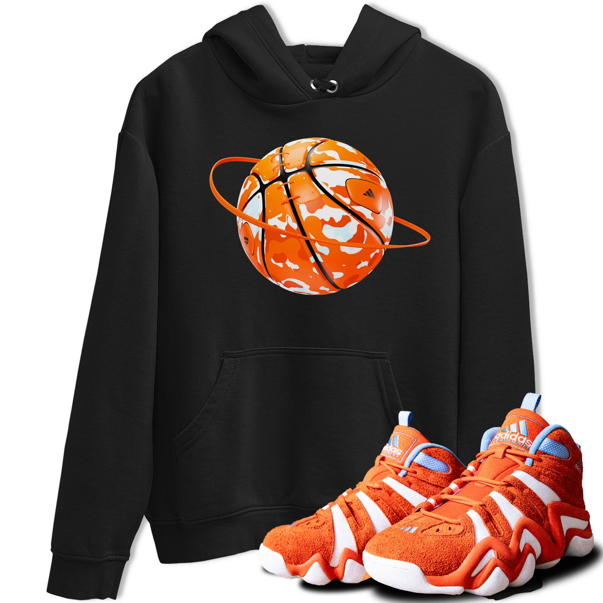 Crazy 8 Team Orange shirt to match jordans Camo Basketball Planet sneaker tees Adidas Crazy 8 Team Orange SNRT Sneaker Release Tees Unisex Black 1 T-Shirt