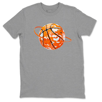 Crazy 8 Team Orange shirt to match jordans Camo Basketball Planet sneaker tees Adidas Crazy 8 Team Orange SNRT Sneaker Release Tees Unisex Heather Grey 2 T-Shirt