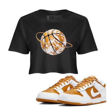 Dunk Dark Curry shirt to match jordans Camo Basketball Planet sneaker tees AJ1 Low Dark Curry SNRT Sneaker Release Tees Black 1 crop length shirt